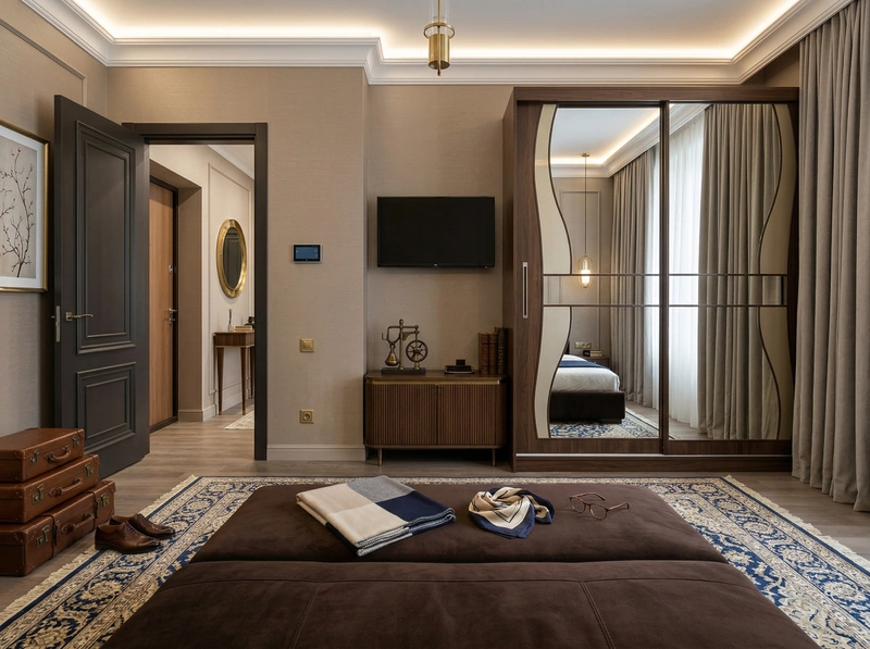 Дизайн гостиной в стиле Классика — фото интерьера от нейросети RoomGPT