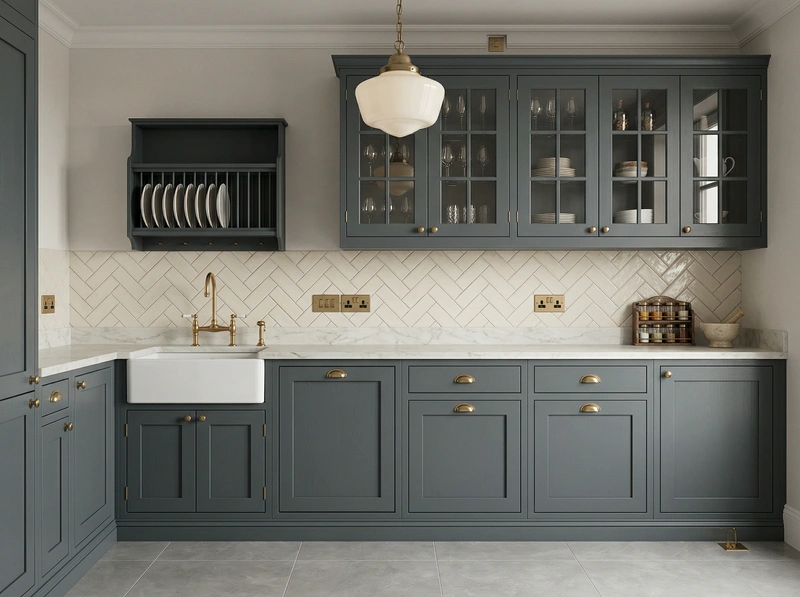 Дизайн интерьера в стиле Классика — Кухня от нейросети RoomGPT