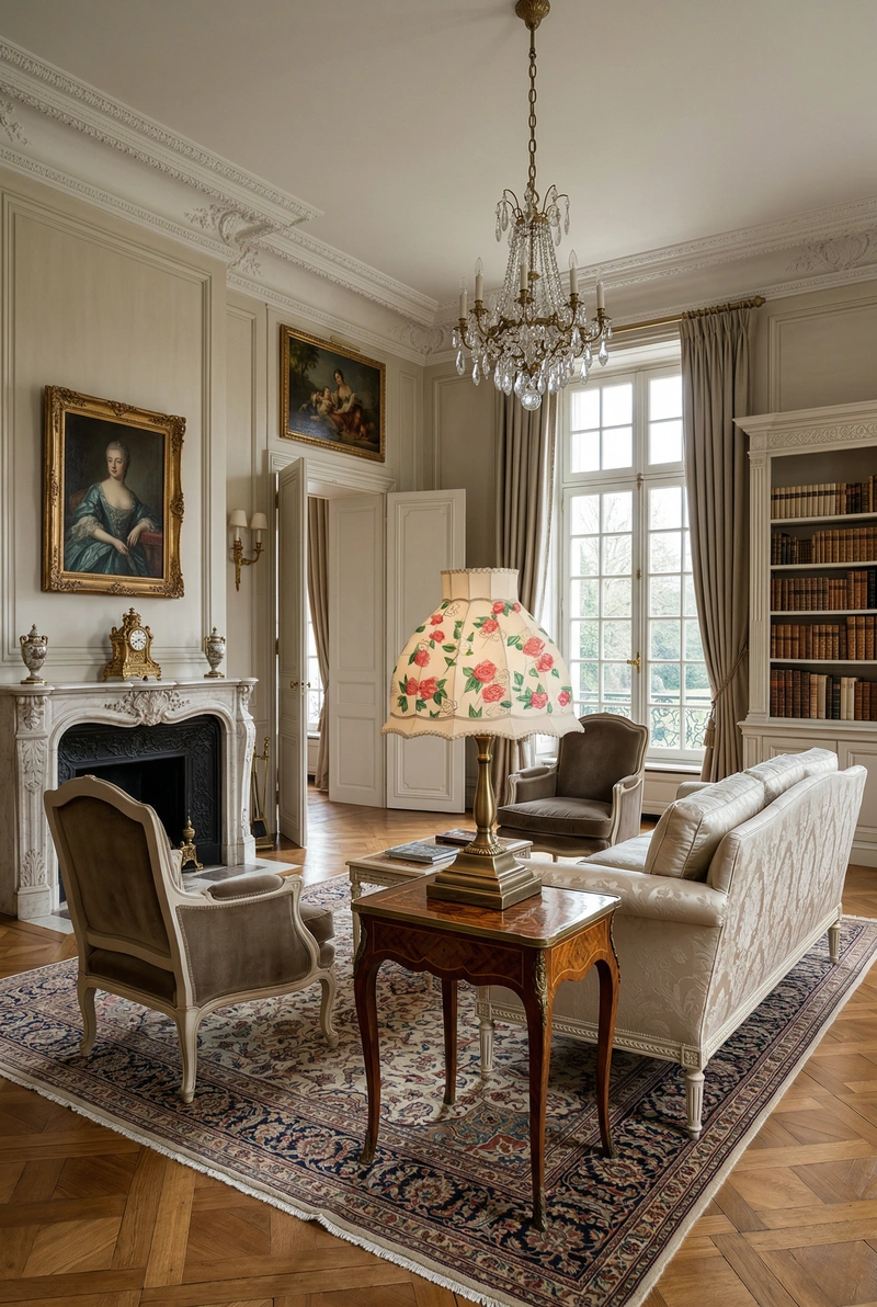 Дизайн интерьера в стиле Классика — Гостиная от нейросети RoomGPT
