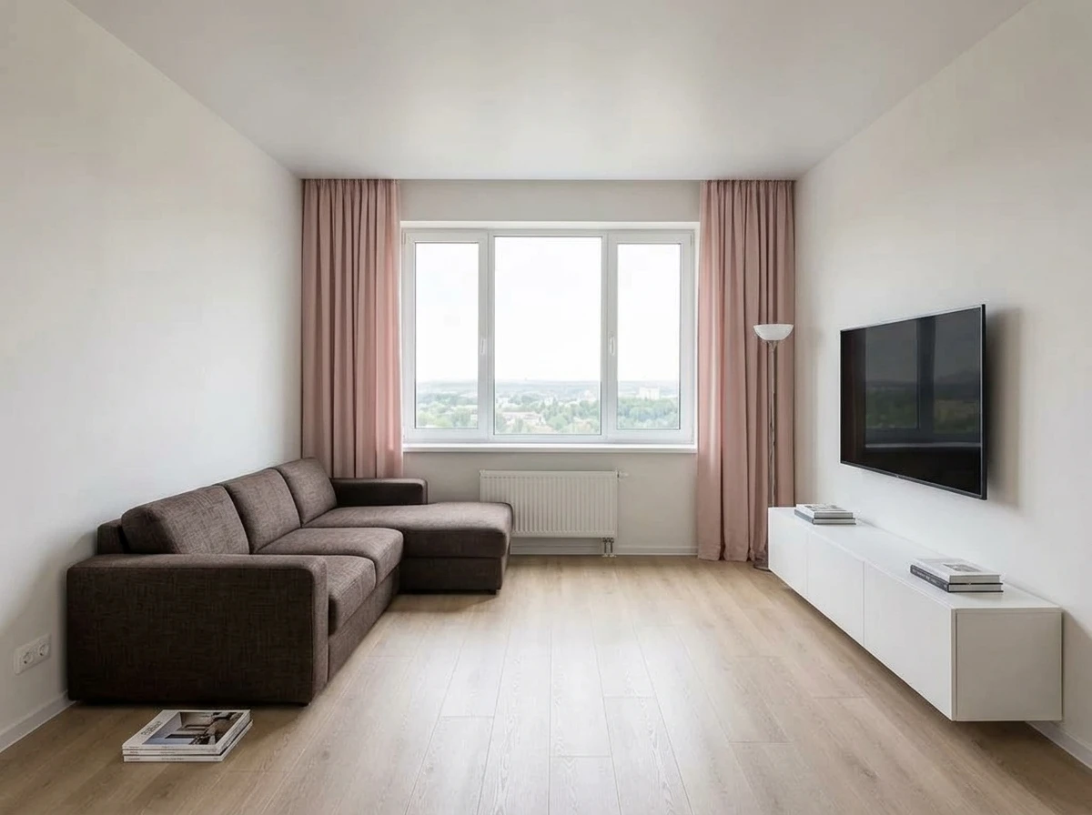 Дизайн гостиной в стиле Минимализм — фото интерьера от нейросети RoomGPT