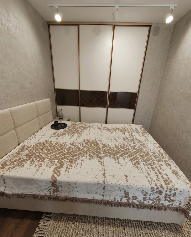 Дизайн интерьера в стиле Минимализм — Спальня от нейросети RoomGPT