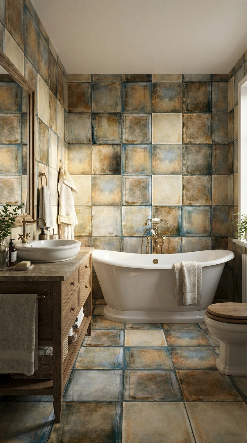 Дизайн ванной в стиле Без стиля — фото интерьера от нейросети RoomGPT