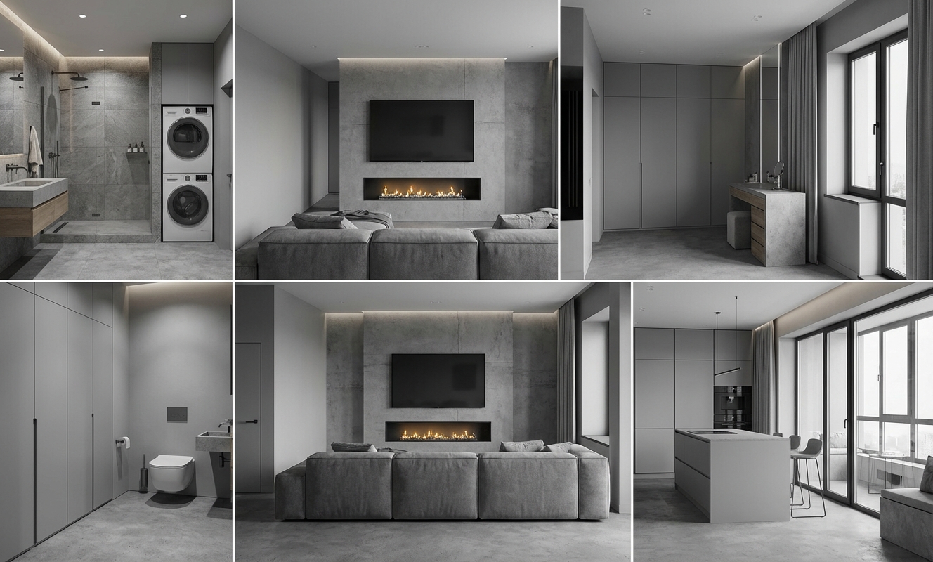 Дизайн гостиной в стиле Минимализм — фото интерьера от нейросети RoomGPT