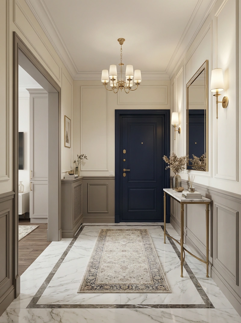 Дизайн интерьера в стиле Классика — Прихожая от нейросети RoomGPT
