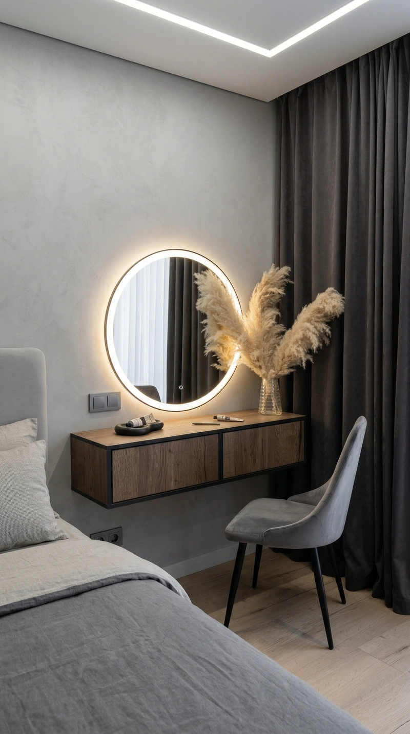 Дизайн спальни в стиле Минимализм — фото интерьера от нейросети RoomGPT