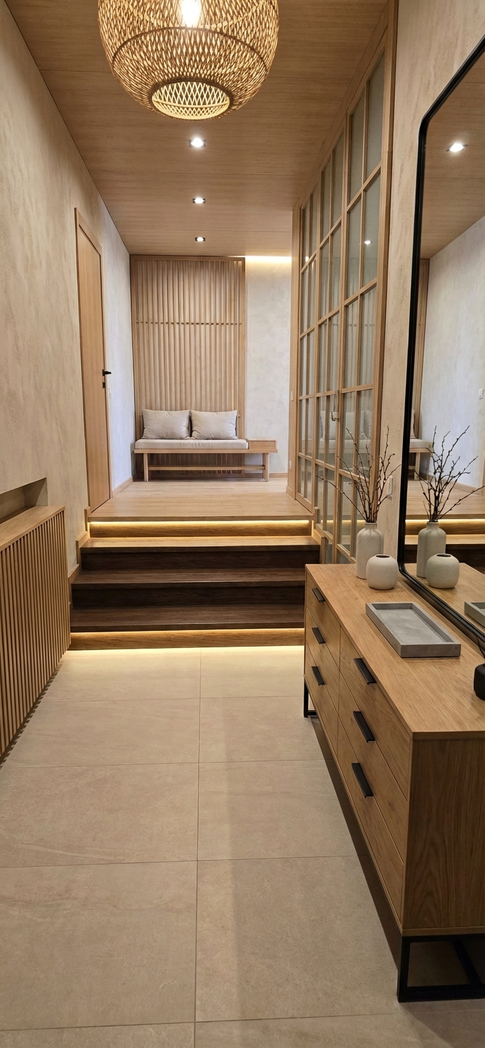 Дизайн гостиной в стиле Сканди — фото интерьера от нейросети RoomGPT