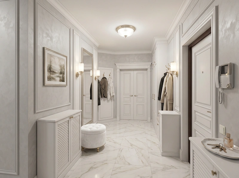 Дизайн интерьера в стиле Классика — Прихожая от нейросети RoomGPT