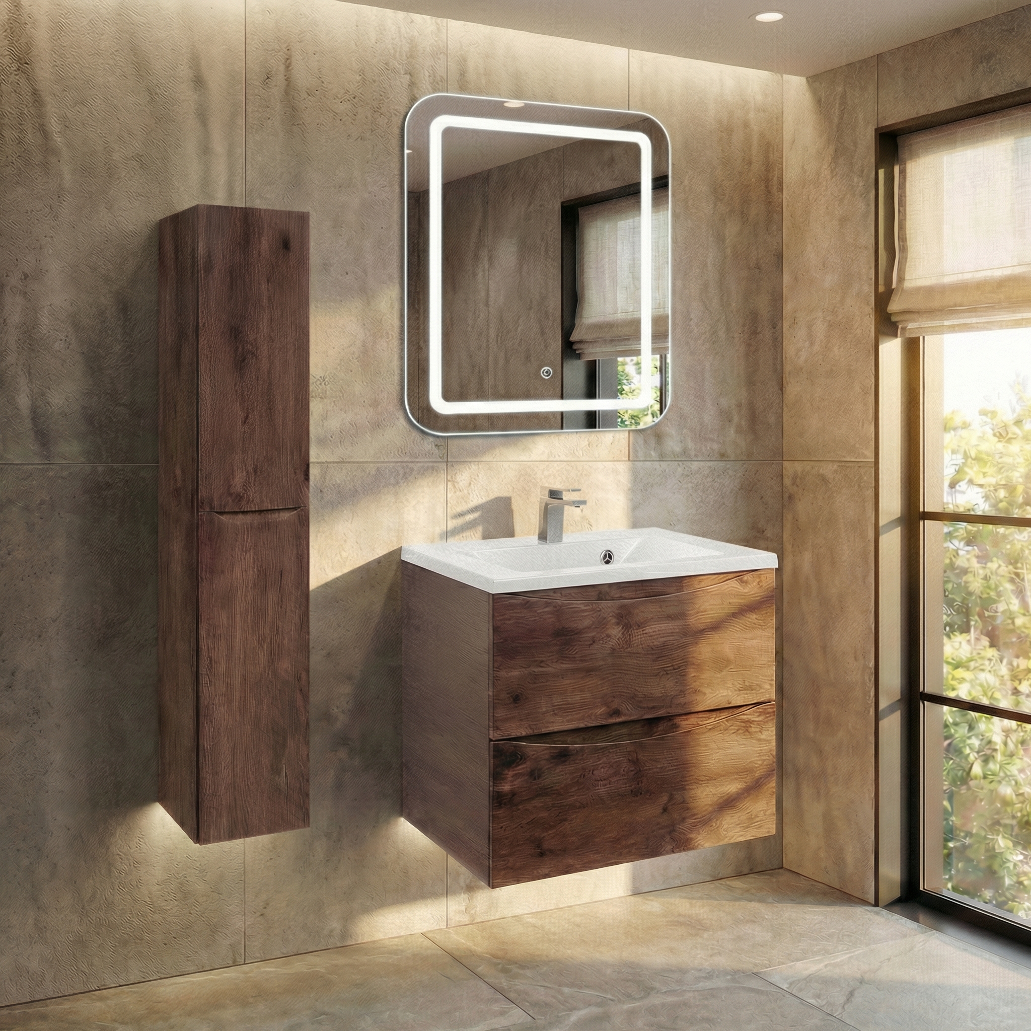 Дизайн ванной в стиле Минимализм — фото интерьера от нейросети RoomGPT