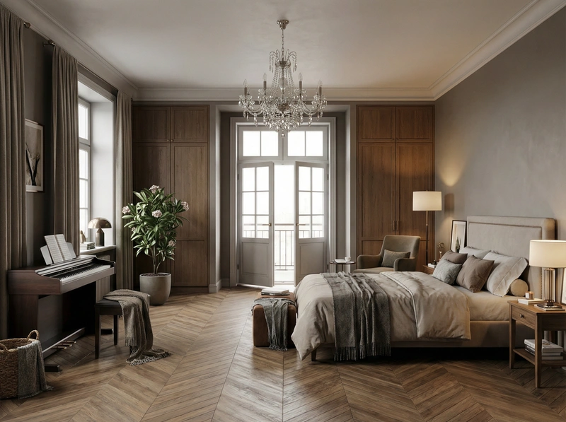 Дизайн интерьера в стиле Эклектика — Гостиная от нейросети RoomGPT