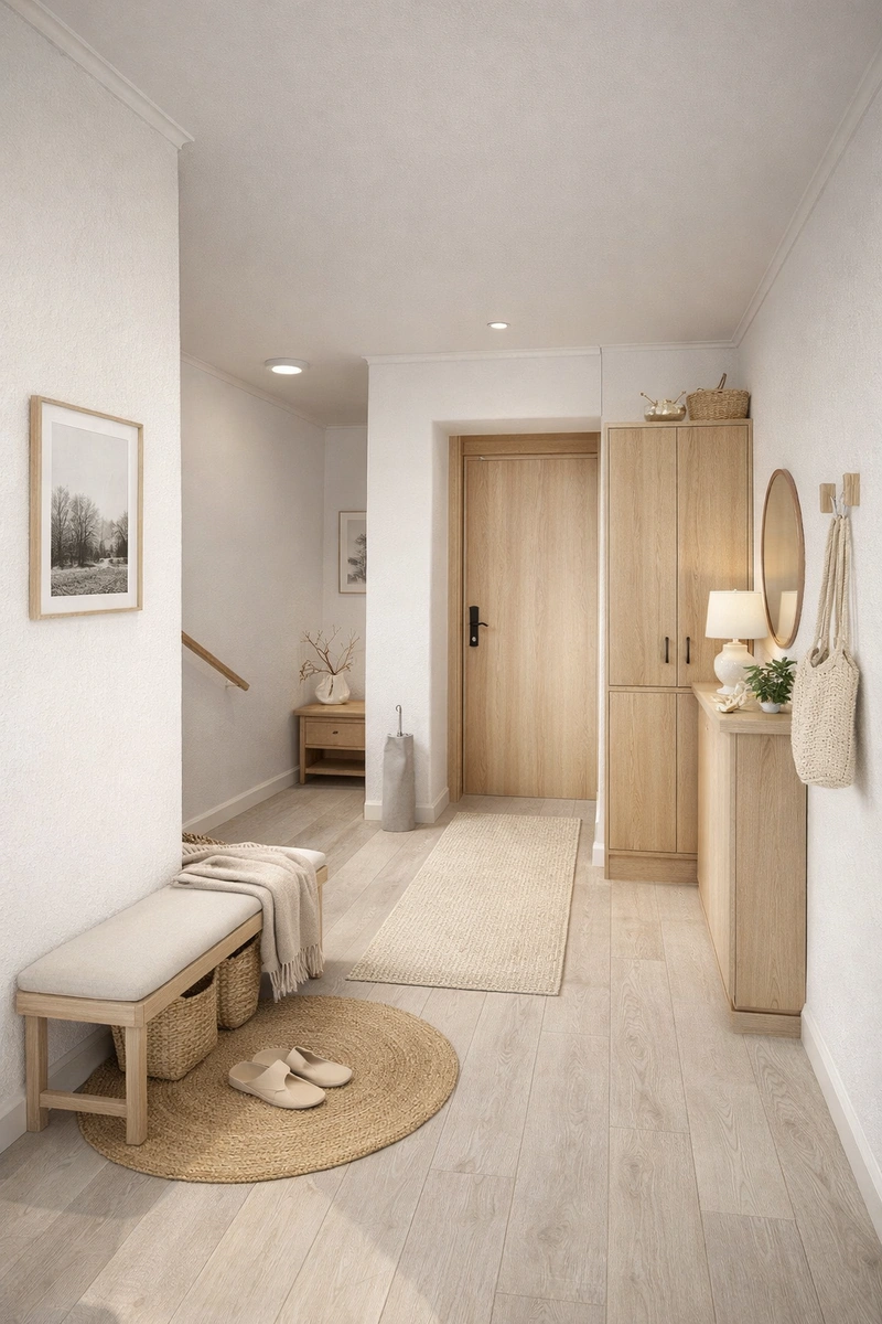 Дизайн интерьера в стиле Хюгге — Прихожая от нейросети RoomGPT
