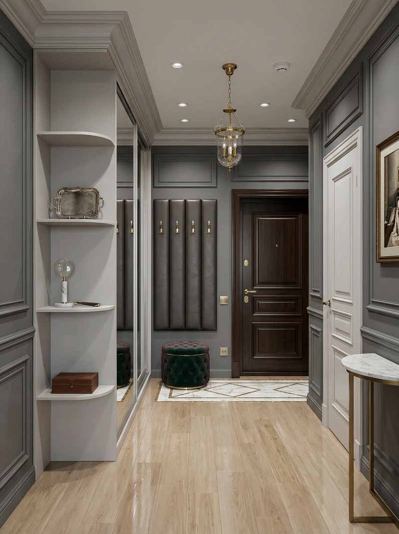 Дизайн интерьера в стиле Классика — Прихожая от нейросети RoomGPT