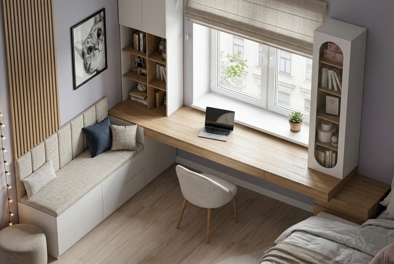 Дизайн детской в стиле Без стиля — фото интерьера от нейросети RoomGPT