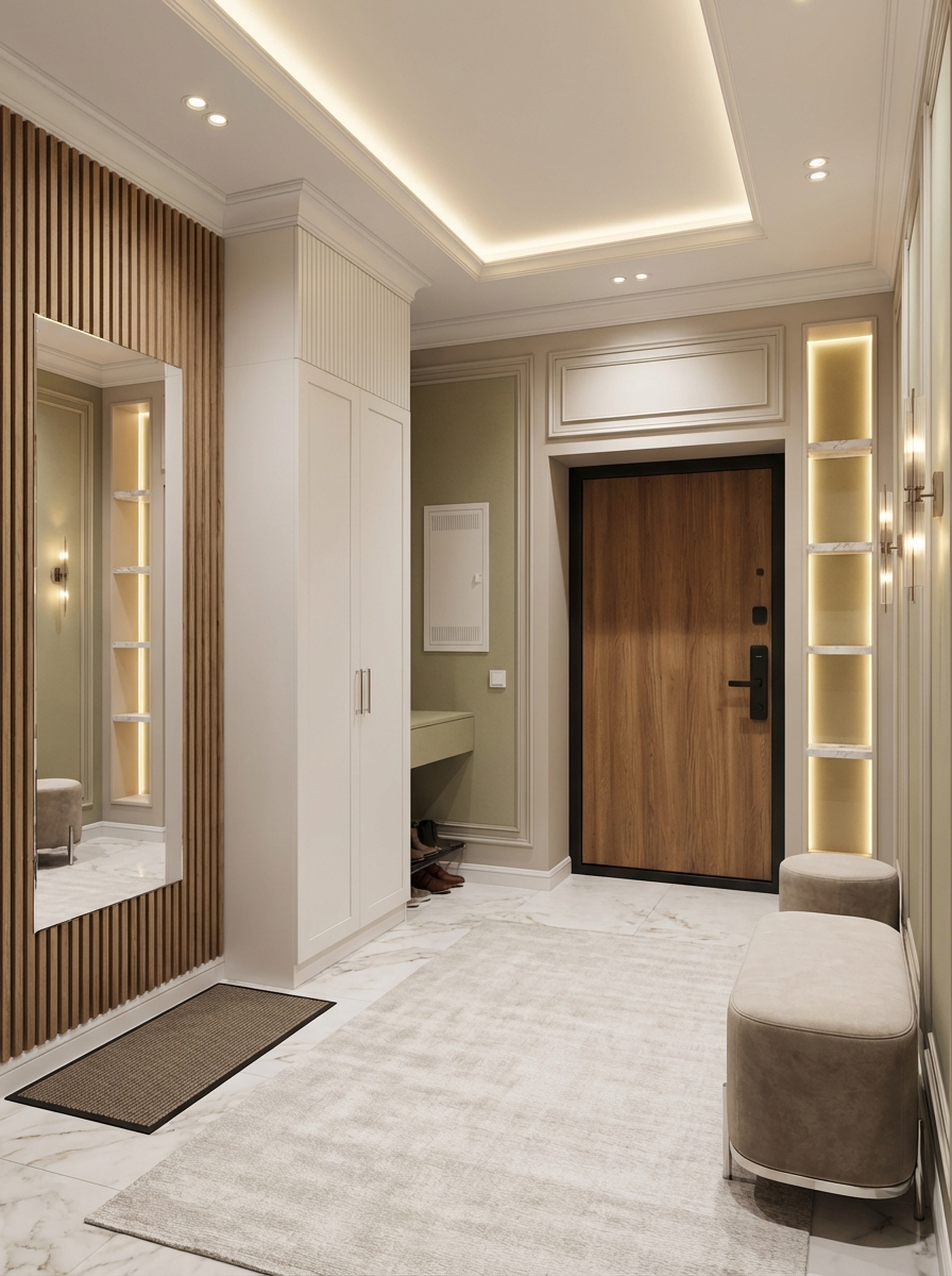 Дизайн гостиной в стиле Классика — фото интерьера от нейросети RoomGPT