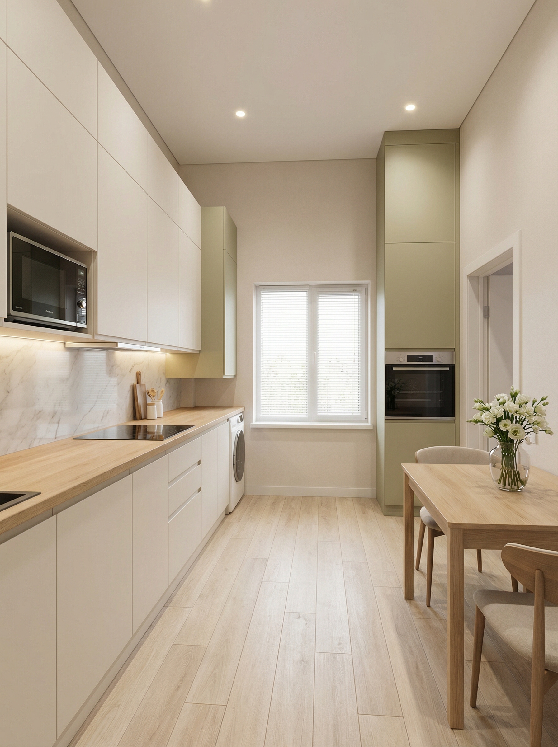 Дизайн кухни в стиле Минимализм — фото интерьера от нейросети RoomGPT