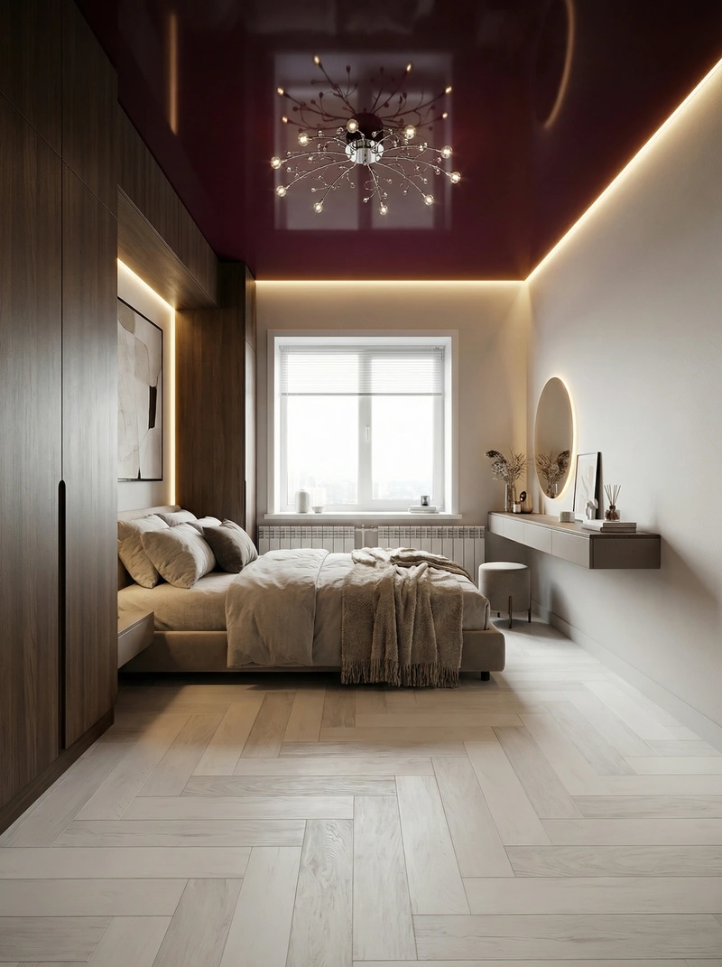 Дизайн спальни в стиле Минимализм — фото интерьера от нейросети RoomGPT