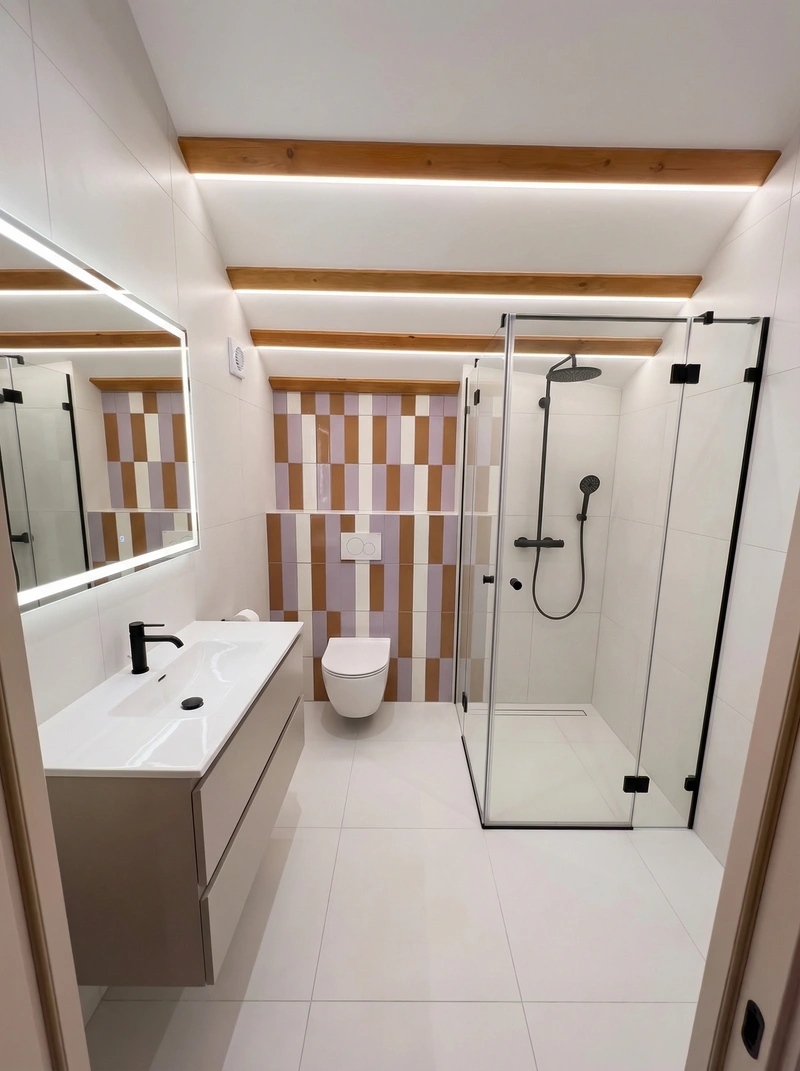 Дизайн ванной в стиле Минимализм — фото интерьера от нейросети RoomGPT