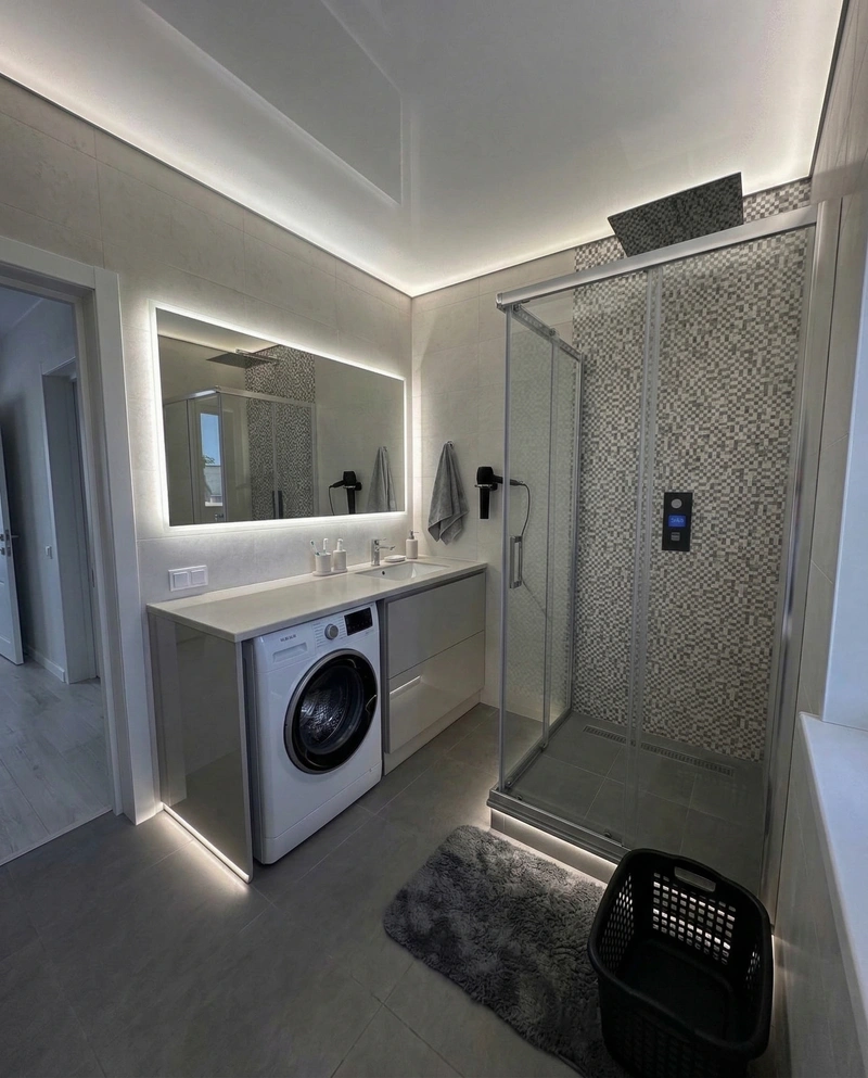 Дизайн ванной в стиле Без стиля — фото интерьера от нейросети RoomGPT