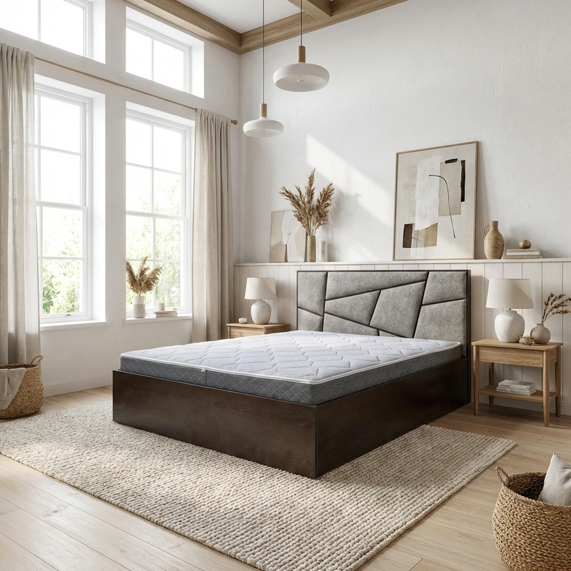 Дизайн интерьера в стиле Сканди — Спальня от нейросети RoomGPT