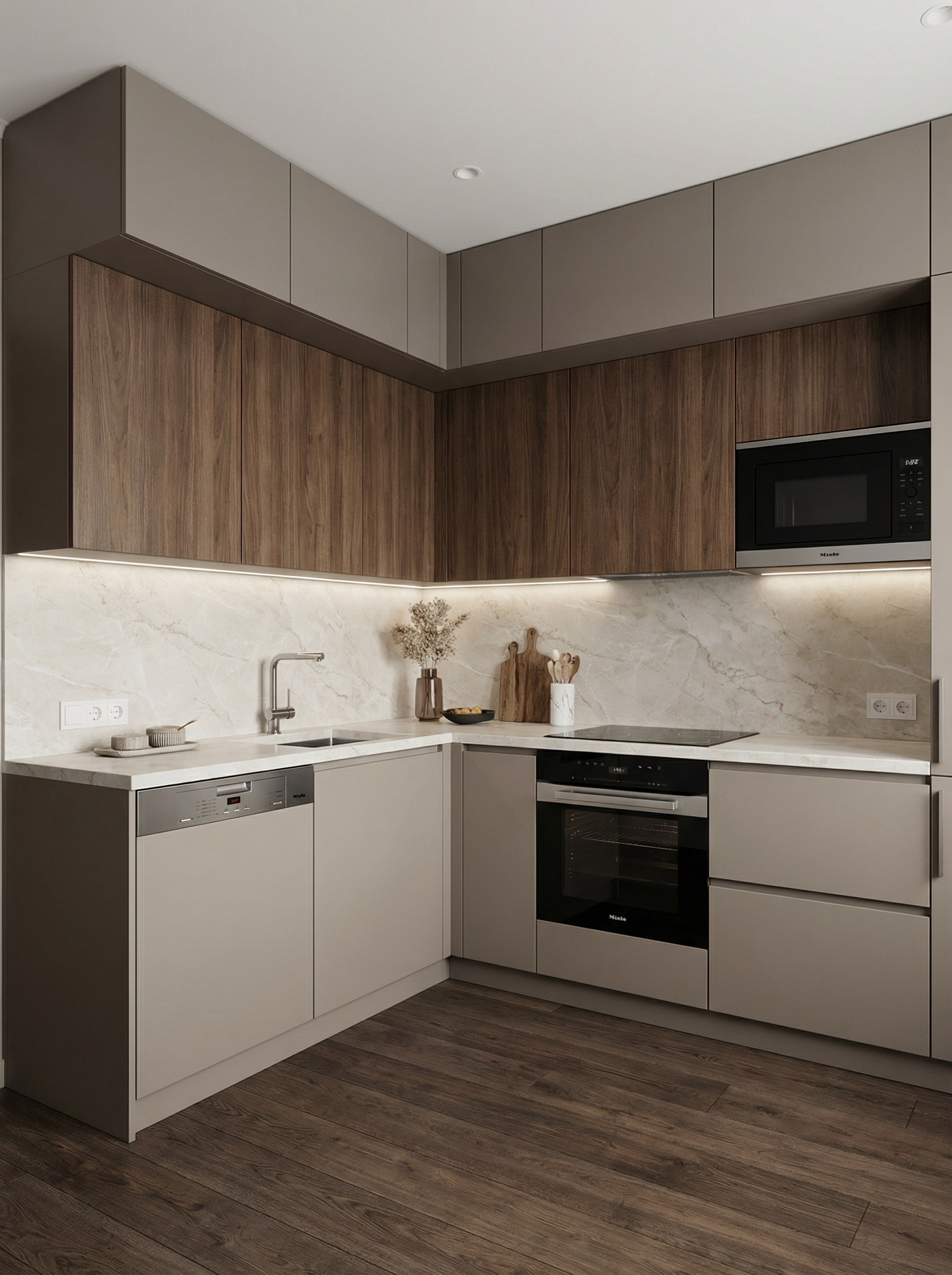 Дизайн кухни в стиле Минимализм — фото интерьера от нейросети RoomGPT