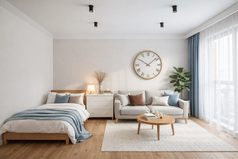 Дизайн интерьера в стиле Хюгге — Гостиная от нейросети RoomGPT