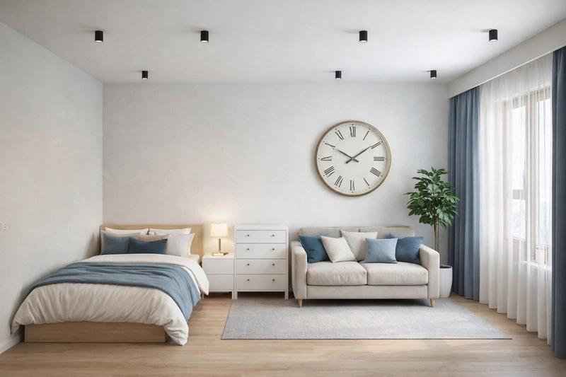 Дизайн интерьера в стиле Сканди — Гостиная от нейросети RoomGPT