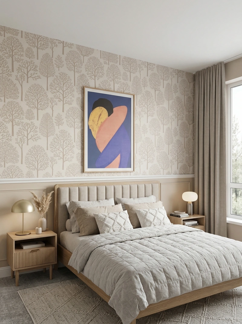 Дизайн гостиной в стиле Сканди — фото интерьера от нейросети RoomGPT