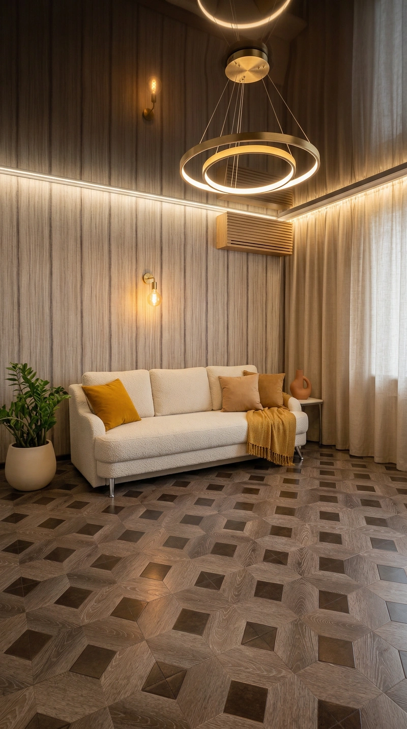 Дизайн интерьера в стиле Минимализм — Гостиная от нейросети RoomGPT