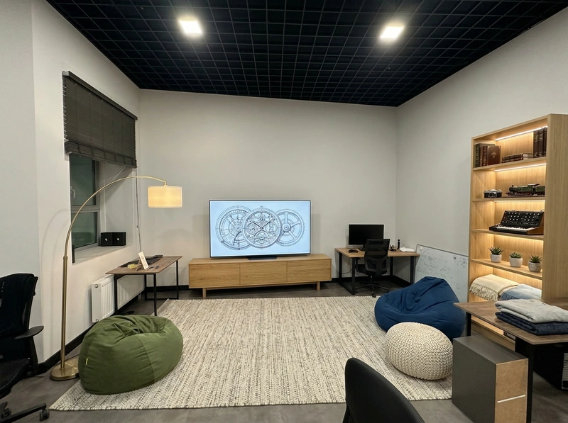 Дизайн интерьера в стиле Хюгге — Гостиная от нейросети RoomGPT