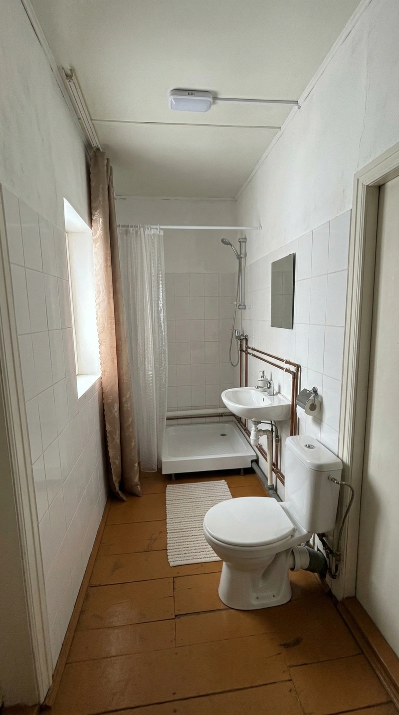 Дизайн ванной в стиле Без стиля — фото интерьера от нейросети RoomGPT