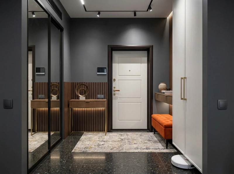 Дизайн интерьера в стиле Контемпорари — Прихожая от нейросети RoomGPT