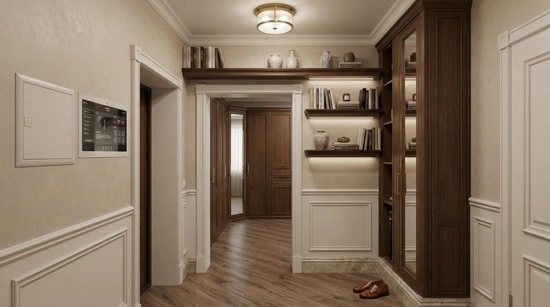 Дизайн интерьера в стиле Классика — Гостиная от нейросети RoomGPT