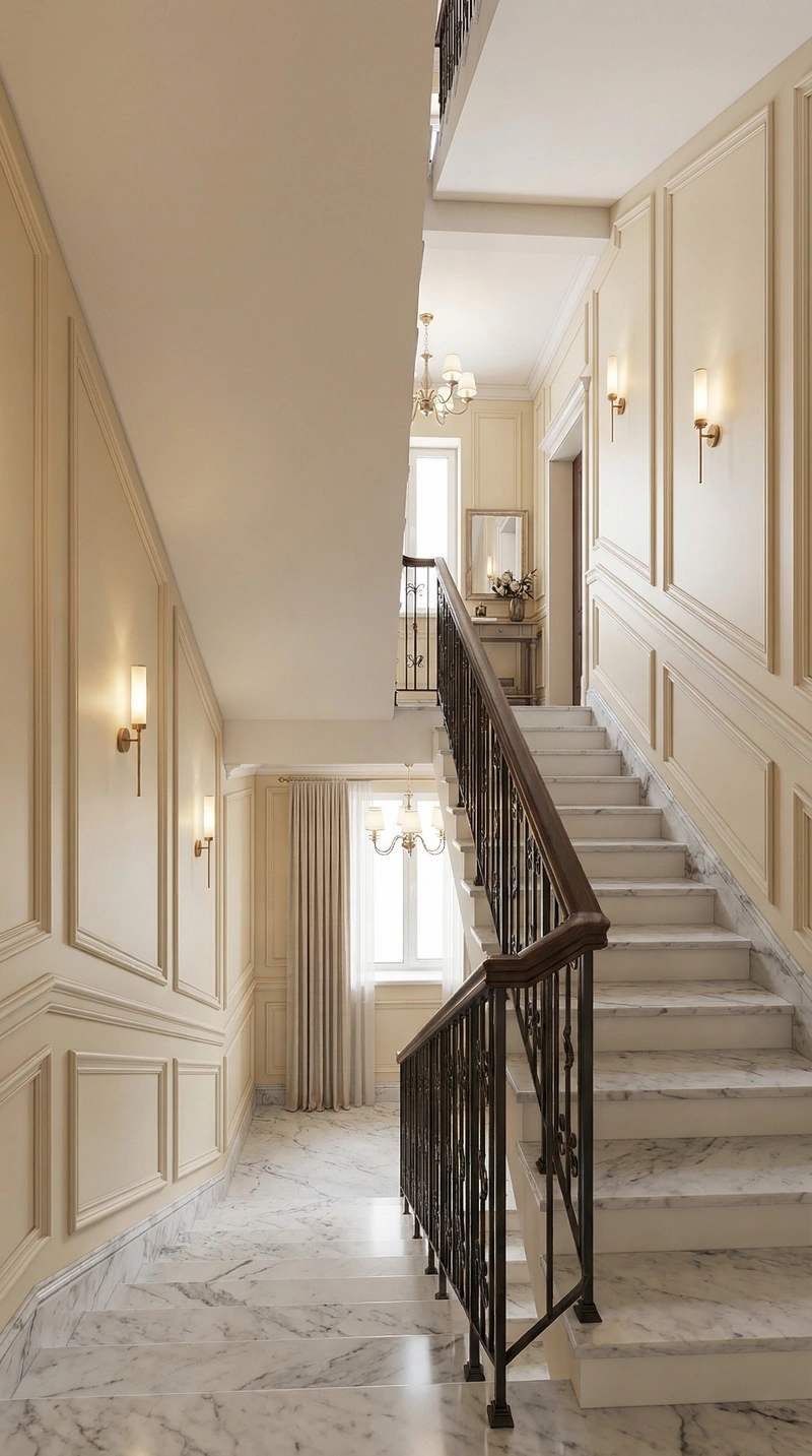 Дизайн интерьера в стиле Классика — Прихожая от нейросети RoomGPT