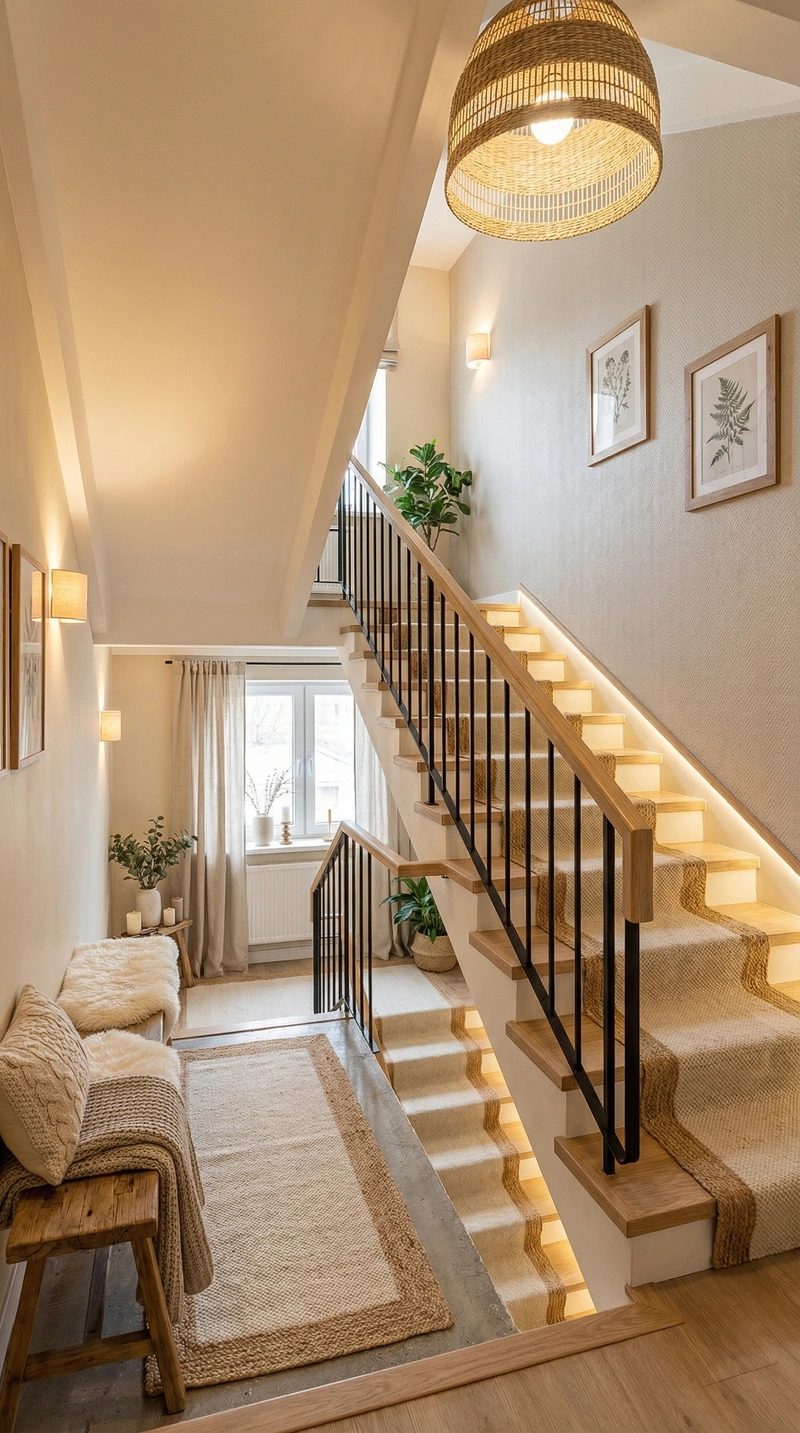 Дизайн интерьера в стиле Хюгге — Прихожая от нейросети RoomGPT