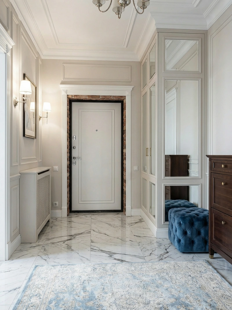 Дизайн интерьера в стиле Классика — Прихожая от нейросети RoomGPT