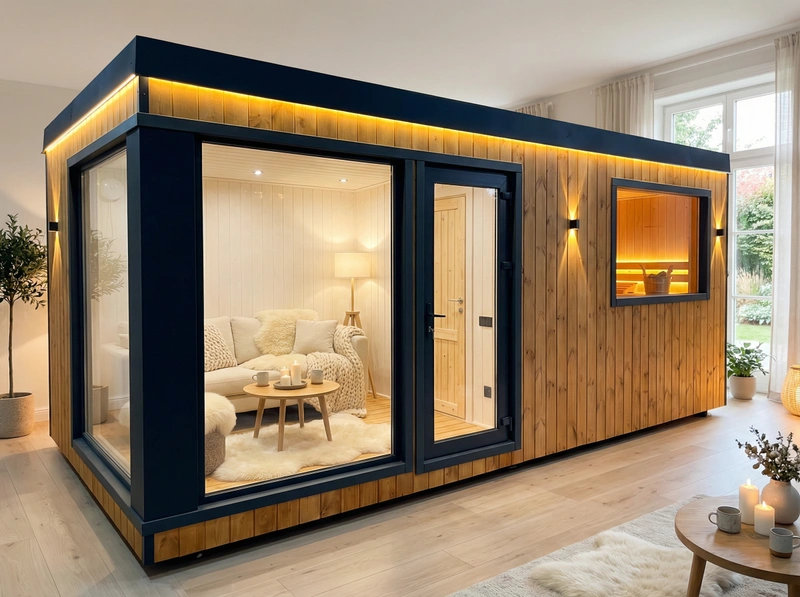 Дизайн интерьера в стиле Хюгге — Гостиная от нейросети RoomGPT