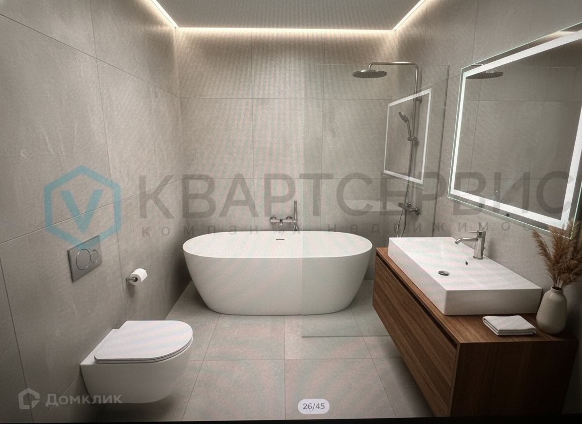 Дизайн ванной в стиле Минимализм — фото интерьера от нейросети RoomGPT