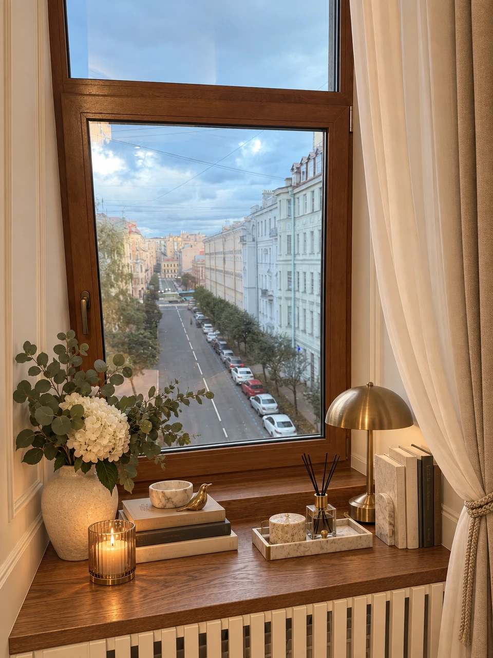 Дизайн спальни в стиле Неоклассика — фото интерьера от нейросети RoomGPT