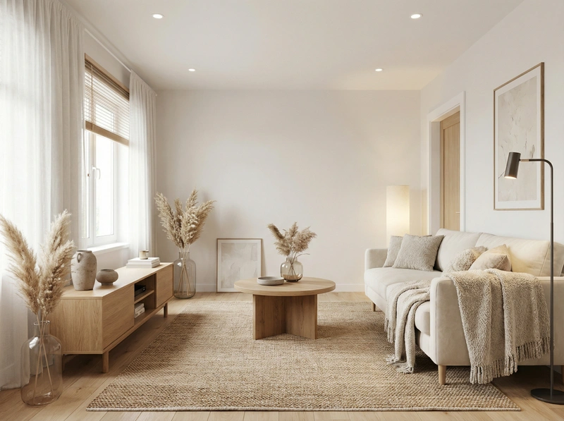 Дизайн интерьера в стиле Сканди — Гостиная от нейросети RoomGPT