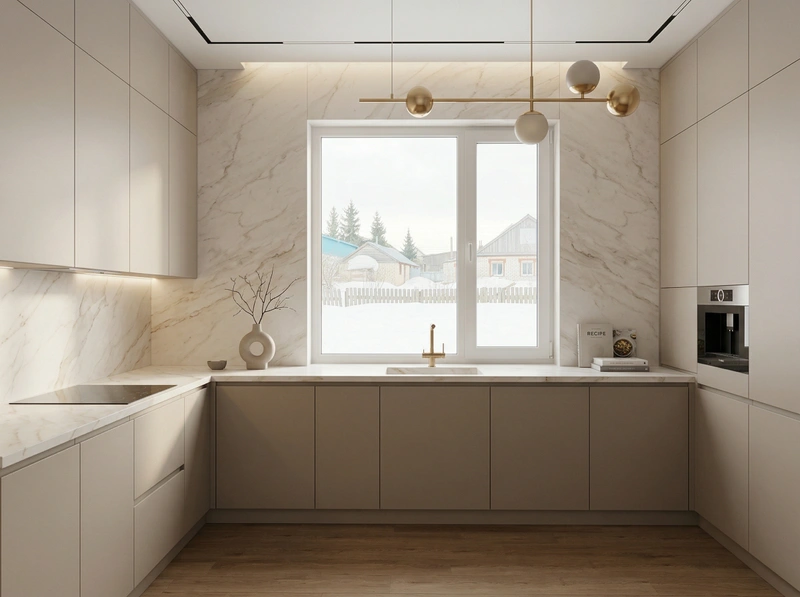Дизайн кухни в стиле Минимализм — фото интерьера от нейросети RoomGPT