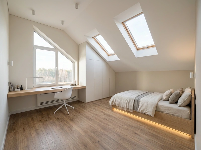 Дизайн интерьера в стиле Минимализм — Детская от нейросети RoomGPT