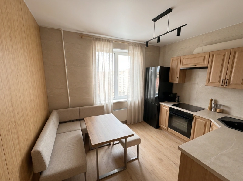 Дизайн кухни в стиле Минимализм — фото интерьера от нейросети RoomGPT