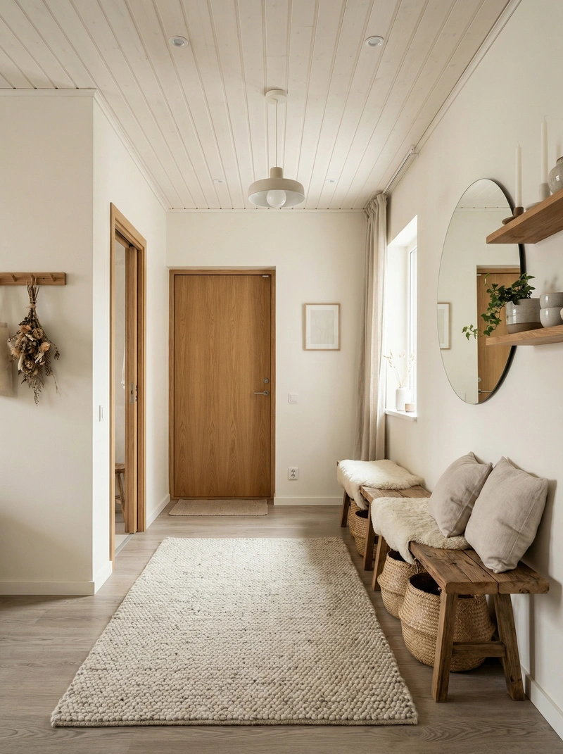 Дизайн интерьера в стиле Хюгге — Прихожая от нейросети RoomGPT
