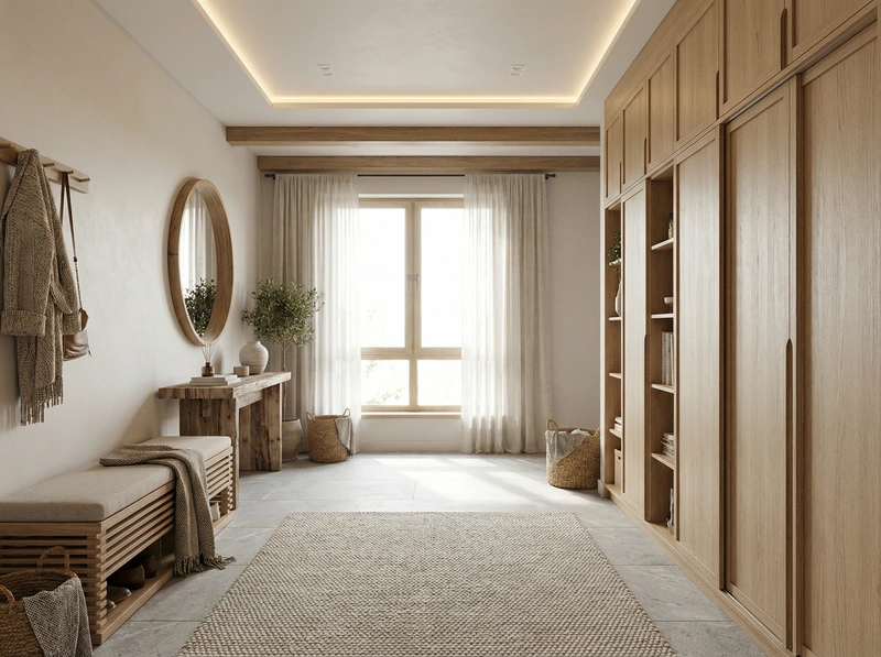 Дизайн интерьера в стиле Хюгге — Прихожая от нейросети RoomGPT