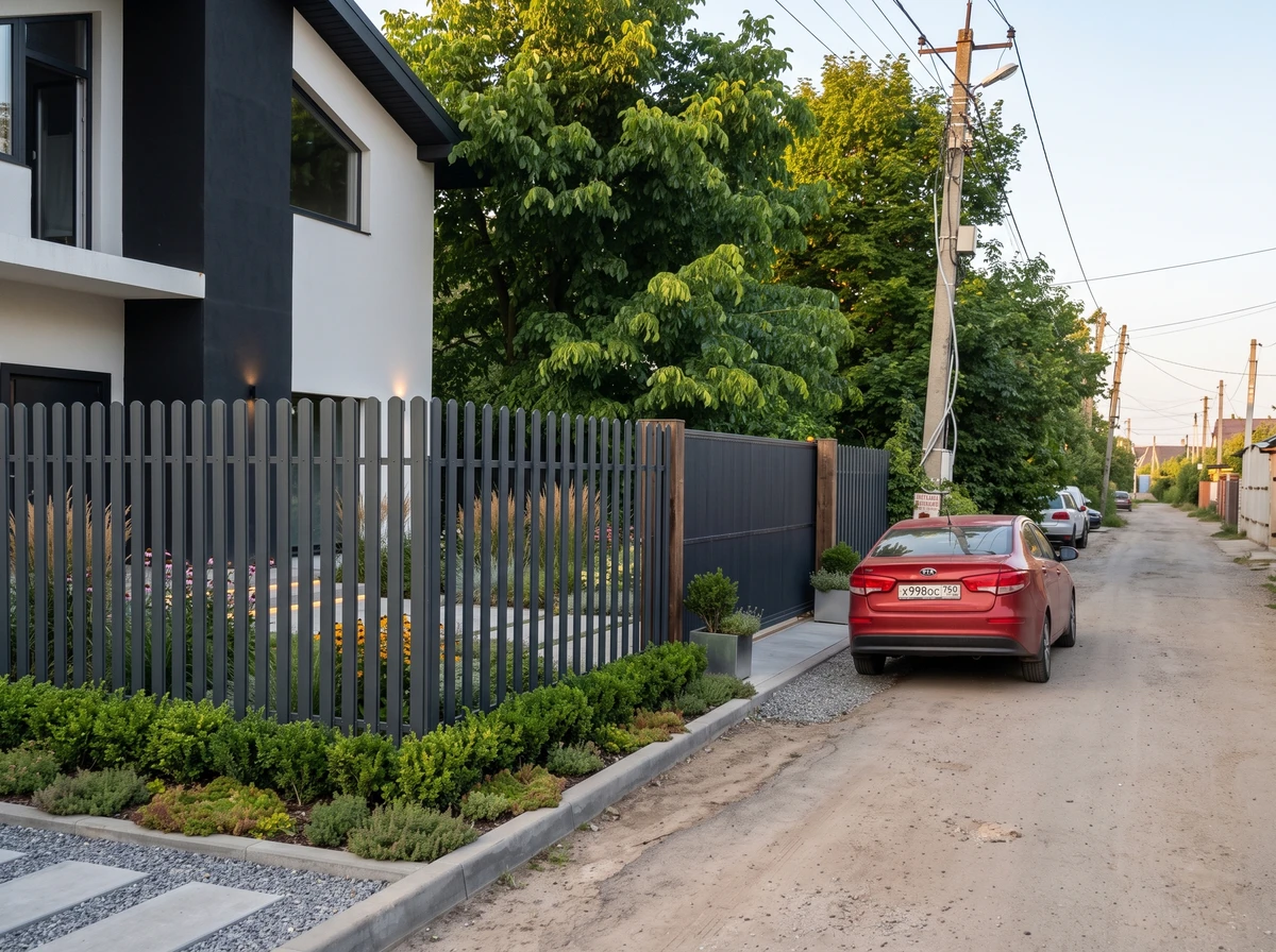 Ландшафтный дизайн в стиле Сканди — Участок от нейросети RoomGPT