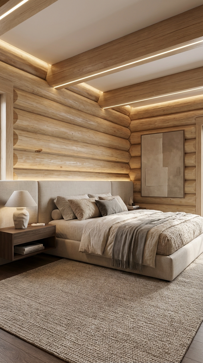 Дизайн спальни в стиле Минимализм — фото интерьера от нейросети RoomGPT