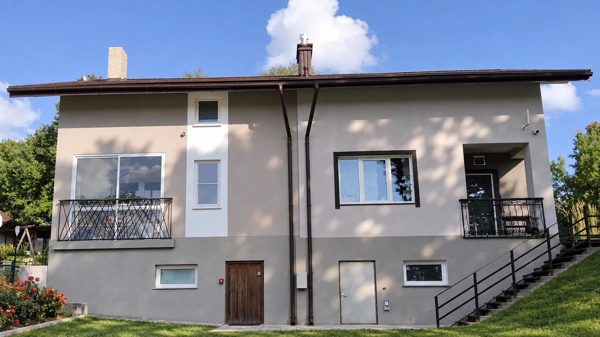 Дизайн фасада в стиле Минимализм — Фасад от нейросети RoomGPT