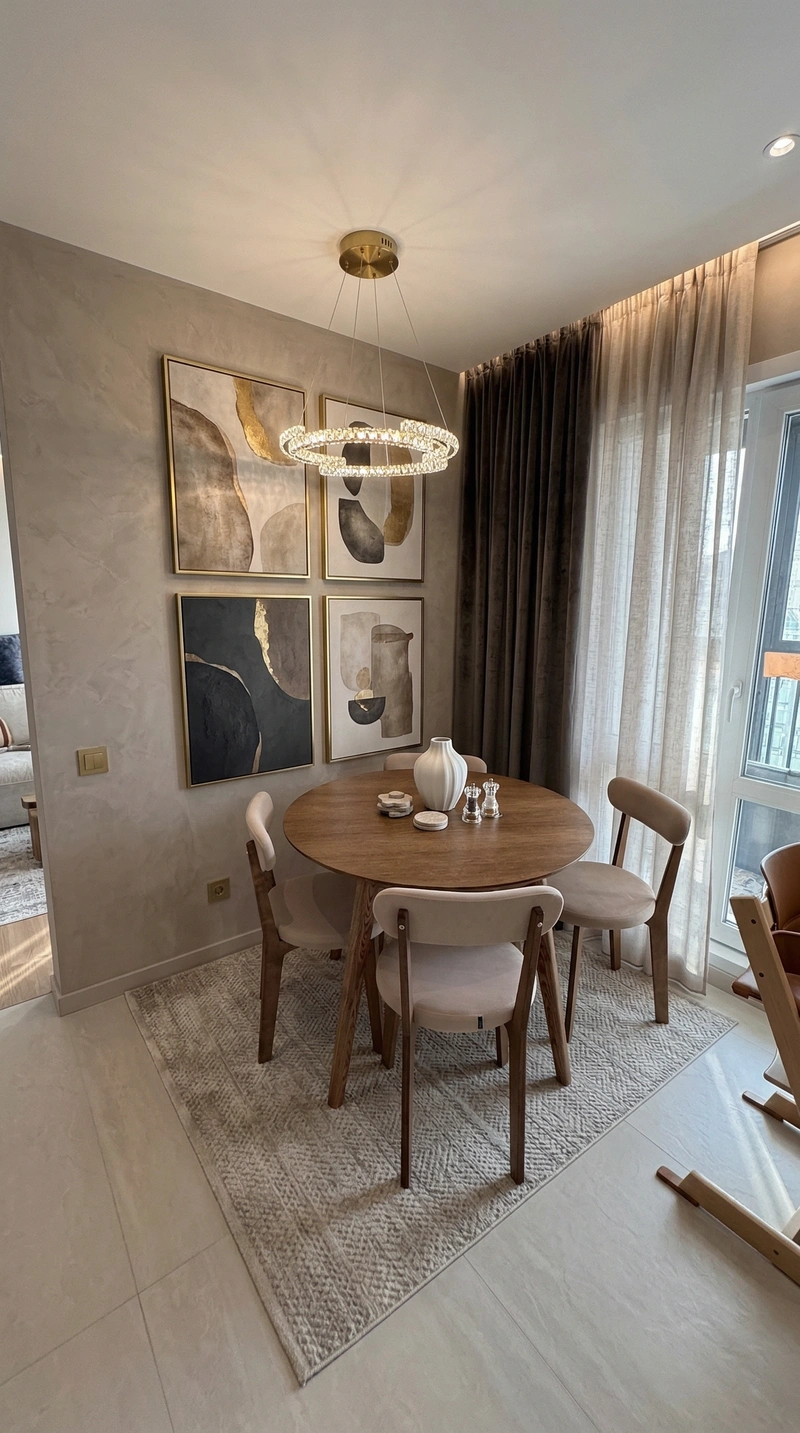 Дизайн интерьера в стиле Контемпорари — Кухня от нейросети RoomGPT