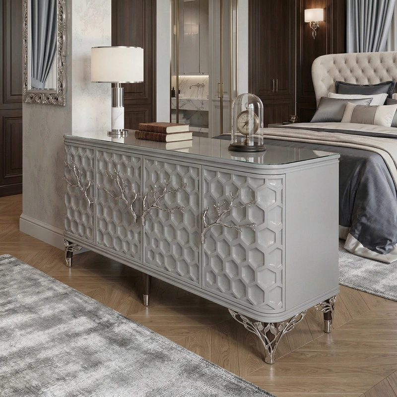 Дизайн интерьера в стиле Классика — Спальня от нейросети RoomGPT