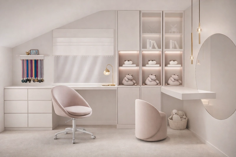 Дизайн интерьера в стиле Минимализм — Детская от нейросети RoomGPT