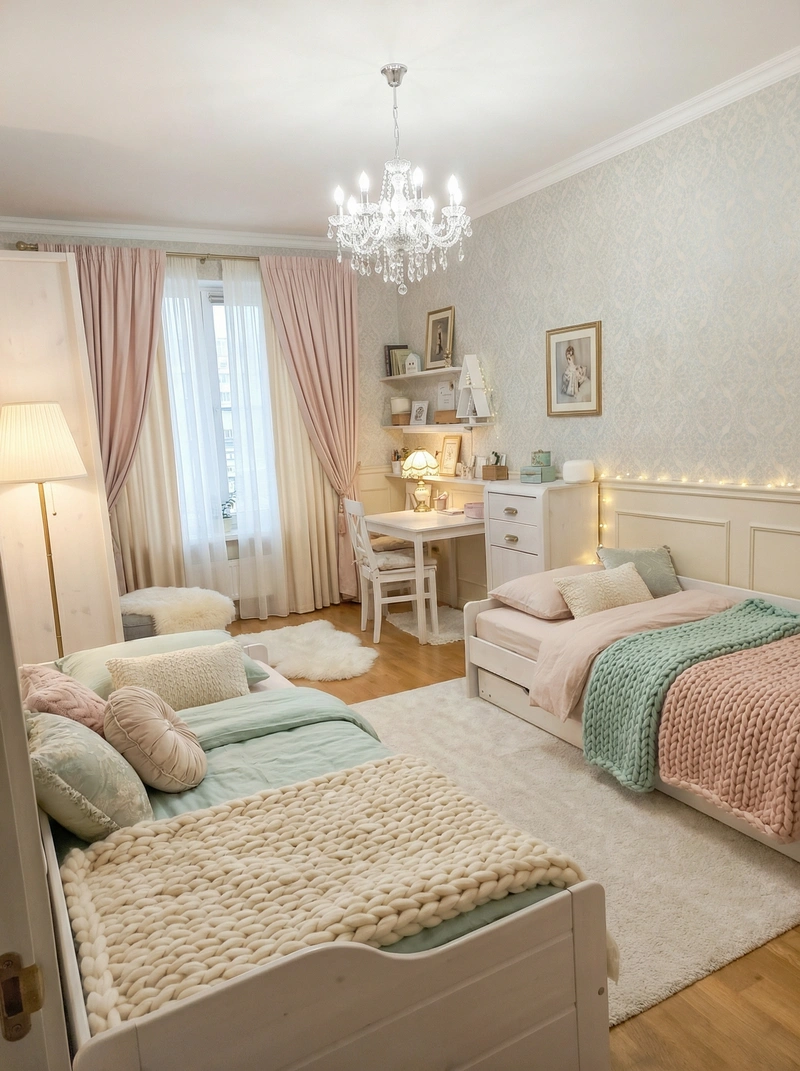 Дизайн интерьера в стиле Классика — Спальня от нейросети RoomGPT